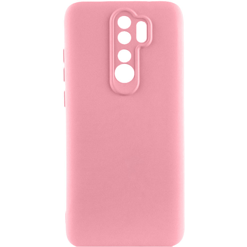 Чохол Silicone Cover Lakshmi Full Camera (AA) на Xiaomi Redmi 9 (Рожевий / Pink)