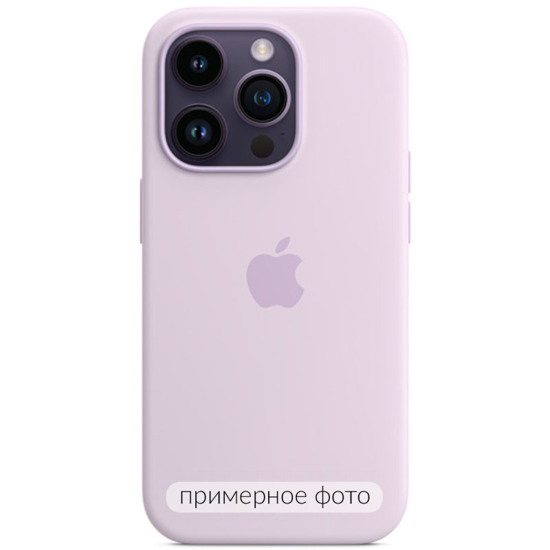 Чехол Silicone Case Full Protective (AA) для Apple iPhone 16 Plus (6.7") (Сиреневый / Lilac)