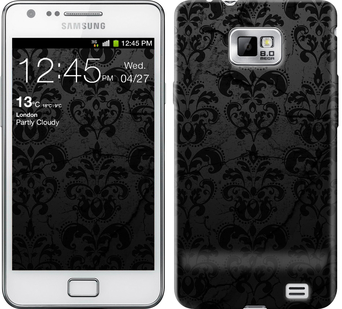 

Чехол узор черный для Samsung Galaxy S2 i9100 647793