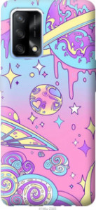 Чехол Розовая галактика для Oppo A74