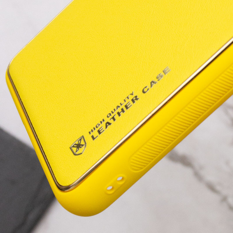 Фото Кожаный чехол Xshield для Samsung Galaxy A34 5G (Желтый / Yellow) в магазине vchehle.ua