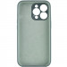 Фото Чехол Silicone Case Full Camera Protective (AA) NO LOGO для Apple iPhone 15 Pro (6.1") (Зеленый / Pine green) на vchehle.ua