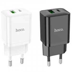 СЗУ Hoco N28 Founder PD20W+QC3.0 (1USB-A/1C)