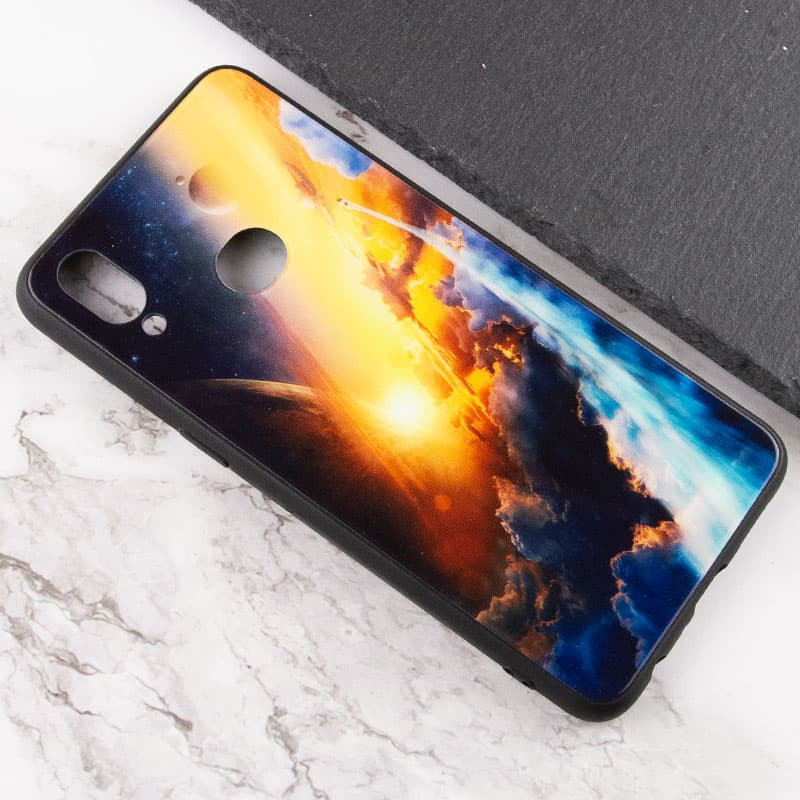 Фото TPU+Glass чехол Diversity для Samsung Galaxy A10s (Above the clouds) в магазине vchehle.ua