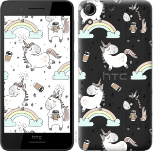 

Чохол Єдиноріг і кава на HTC Desire 728G 840751