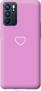Чехол Сердце 2 для Oppo Reno6 5G