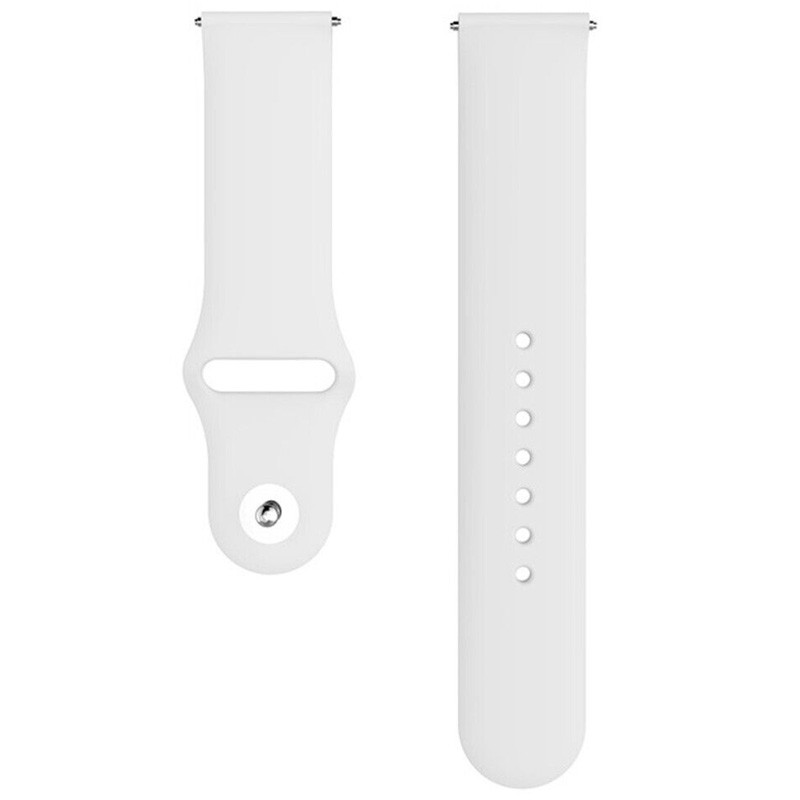 Фото Силиконовый ремешок Sport для Smart Watch 20mm (Белый / White) в магазине vchehle.ua