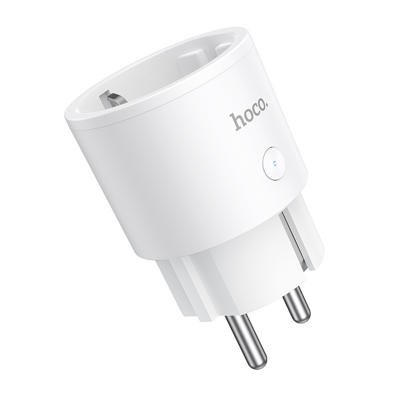 Фото Уценка СЗУ Hoco AC16 Veloz smart socket (Вскрытая упаковка / White) на vchehle.ua