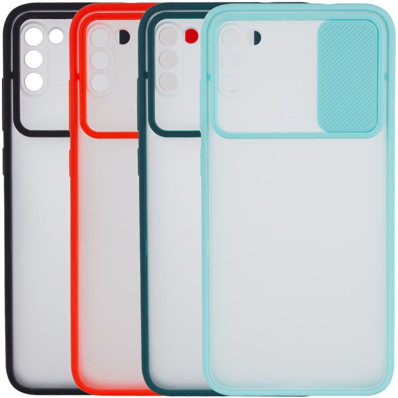 Чехол Camshield mate TPU со шторкой для камеры для Xiaomi Poco M3