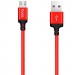 Фото Дата кабель Hoco X14 Times Speed USB to MicroUSB (2m) (Красный / Черный) на vchehle.ua