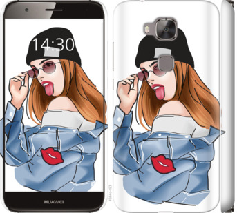 

Чехол Девушка v3 для Huawei G8 843166