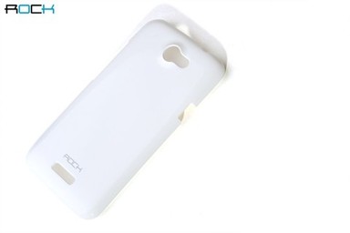 # Пластиковая накладка ROCK Naked Color-ful series для HTC One X (+ пленка) (Белый / White)