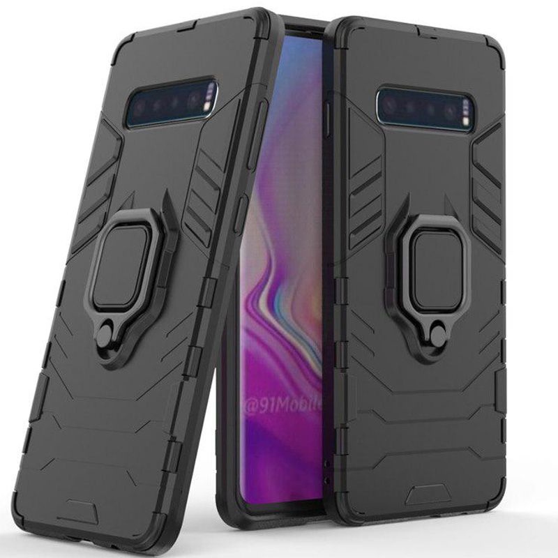 Ударопрочный чехол Transformer Ring for Magnet для Samsung Galaxy S10+