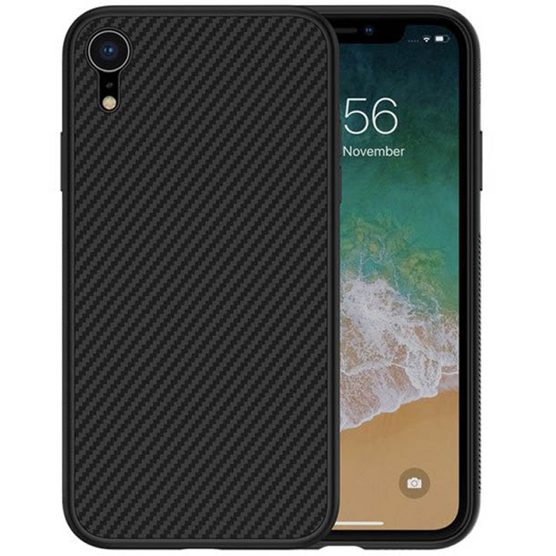 Карбоновая накладка Nillkin Synthetic Fiber series для Apple iPhone XR (6.1")