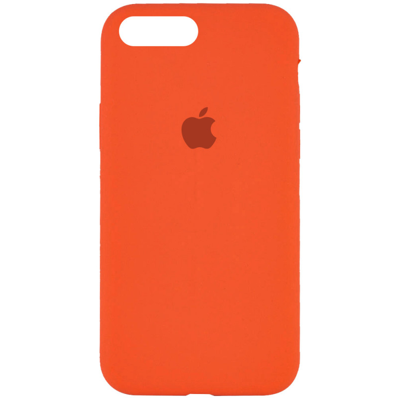 Чохол Silicone Case Full Protective (AA) на Apple iPhone 7 plus / 8 plus (5.5") (Помаранчевий / Kumquat)