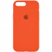 Чохол Silicone Case Full Protective (AA) на Apple iPhone 7 plus / 8 plus (5.5") (Помаранчевий / Kumquat)