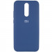 Чехол Silicone Cover Full Protective (AA) для Xiaomi Redmi 8 (Синий / Navy Blue)