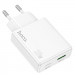 Фото СЗУ Hoco C142A Direct PD20W+QC3.0 (1USB-A/1C) (White) в магазине vchehle.ua