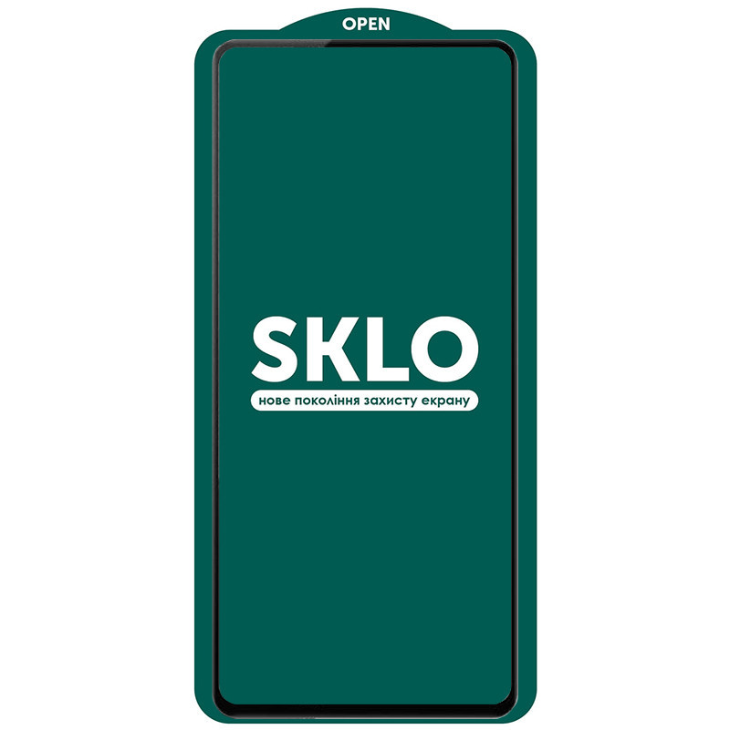 Фото Защитное стекло SKLO 5D для Xiaomi Redmi Note 11 / Note 11S / Note 12S (Черный) на vchehle.ua