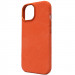 Фото Чохол Denim with Magnetic safe на Apple iPhone 15 (6.1") (Orange) на vchehle.ua