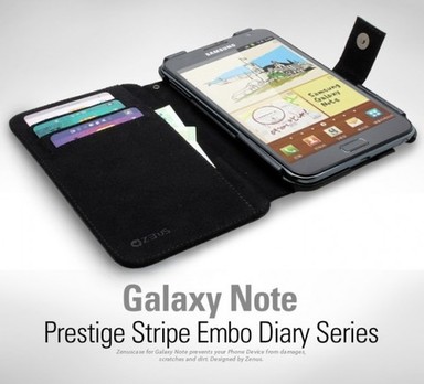 Чехол Zenus Stripe Embo Diary для Samsung Galaxy Note GT-N7000 i9220