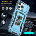 Фото Удароміцний чохол Camshield Army Ring на Apple iPhone 14 Pro Max (6.7") (Блакитний / Light Blue) в маназині vchehle.ua