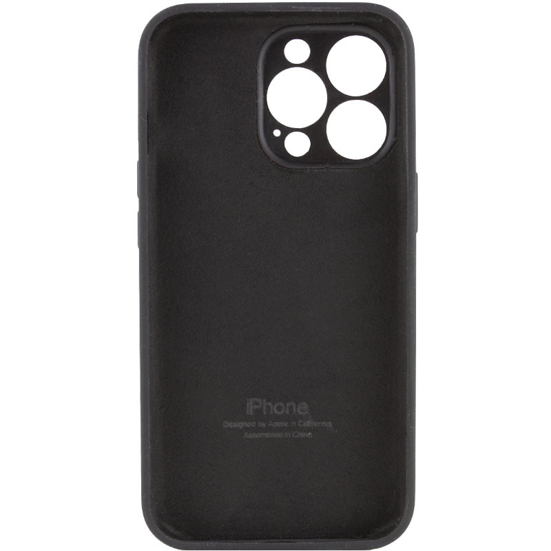 Фото Чехол Silicone Case Full Camera Protective (AA) для Apple iPhone 15 Pro Max (6.7") (Черный / Black) на vchehle.ua