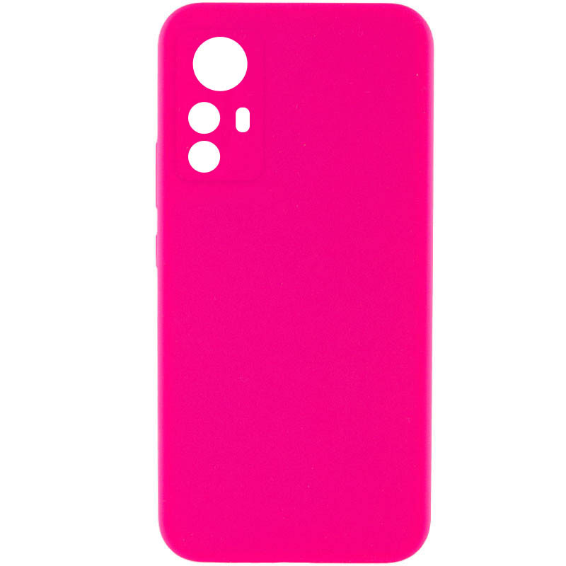 Чохол Silicone Cover Lakshmi Full Camera (AAA) на Xiaomi Redmi Note 12S (Рожевий / Barbie pink)