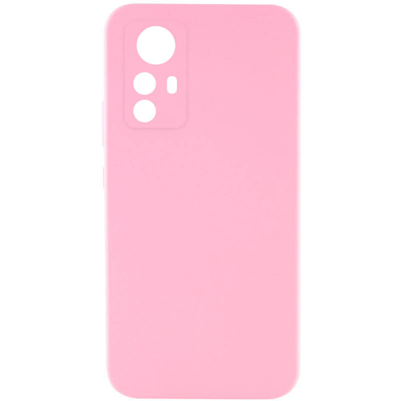 Чехол TPU GETMAN Liquid Silk Full Camera для Xiaomi Redmi Note 12S (Розовый / Pink)