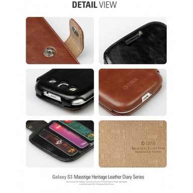 Чехол Zenus Masstige Heritage Leather Diary Series для Samsung Galaxy S3 GT-i9300