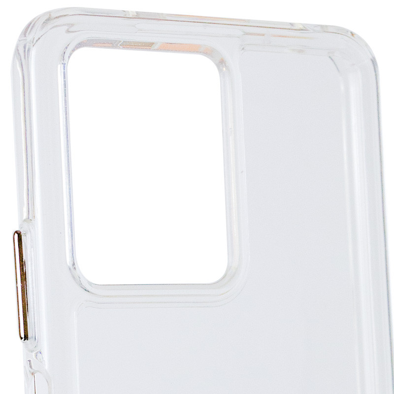 Фото Чехол TPU+PC Clear 2.0 mm metal buttons для Xiaomi Redmi 12 (Прозрачный) на vchehle.ua