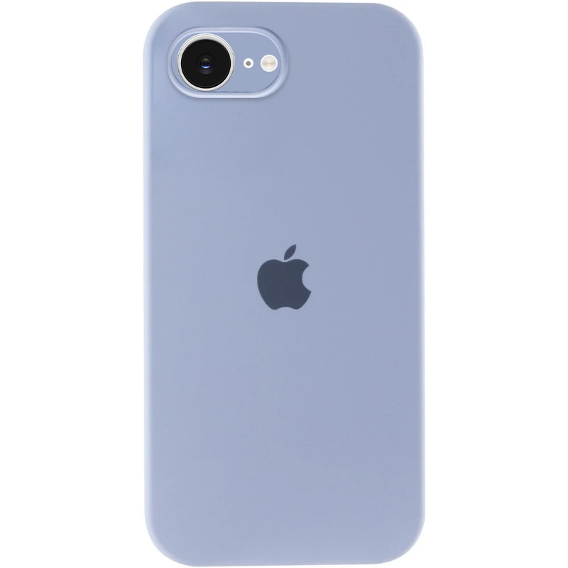 Чохол Silicone Case Full Camera Protective (AA) на Apple iPhone 16e (6.1") (Блакитний / Lilac Blue)