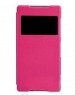 Кожаный чехол (книжка) Nillkin Sparkle Series для Sony Xperia Z2 (L50) (Розовый)