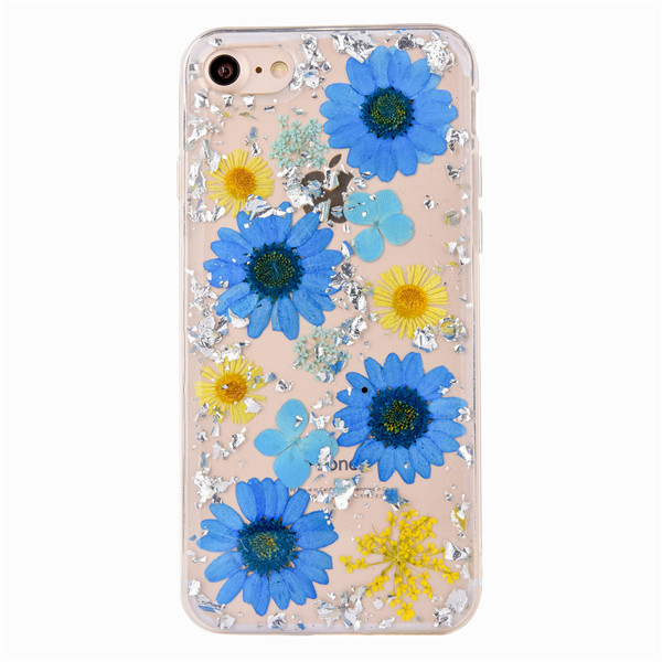 

TPU чохол "Flowers and tinsel " для iPhone 7 (4.7'') (Маргаритки сині) 580061