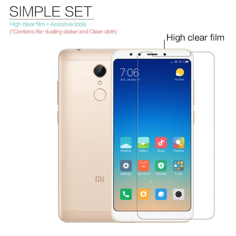 Купить Защитная пленка Nillkin Crystal для Xiaomi Redmi 5 Plus / Redmi Note 5 (SC) на vchehle.ua