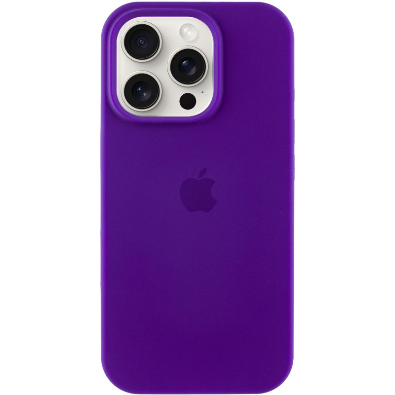 Чехол Silicone Case Full Protective (AA) для Apple iPhone 14 Pro Max (6.7") (Фиолетовый / Ultra Violet)