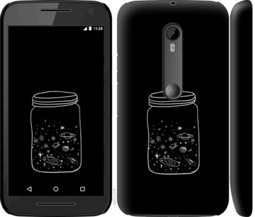 

Чехол Космос в банке для Motorola Moto G3 729161