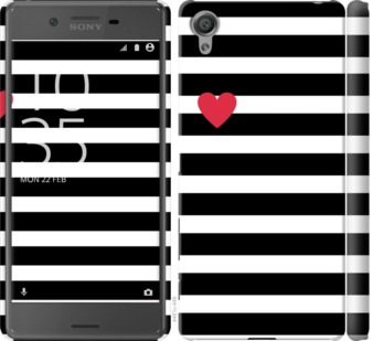 

Чохол Чорно-білі смуги на Sony Xperia X F5122 751906