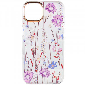 TPU+PC чехол Flowers для Apple iPhone 12 Pro Max (6.7")