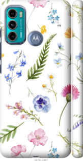 

Чехол Цветочный фон v2 для Motorola G60 1440510