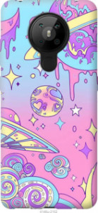 Чехол Розовая галактика для Nokia 5.3