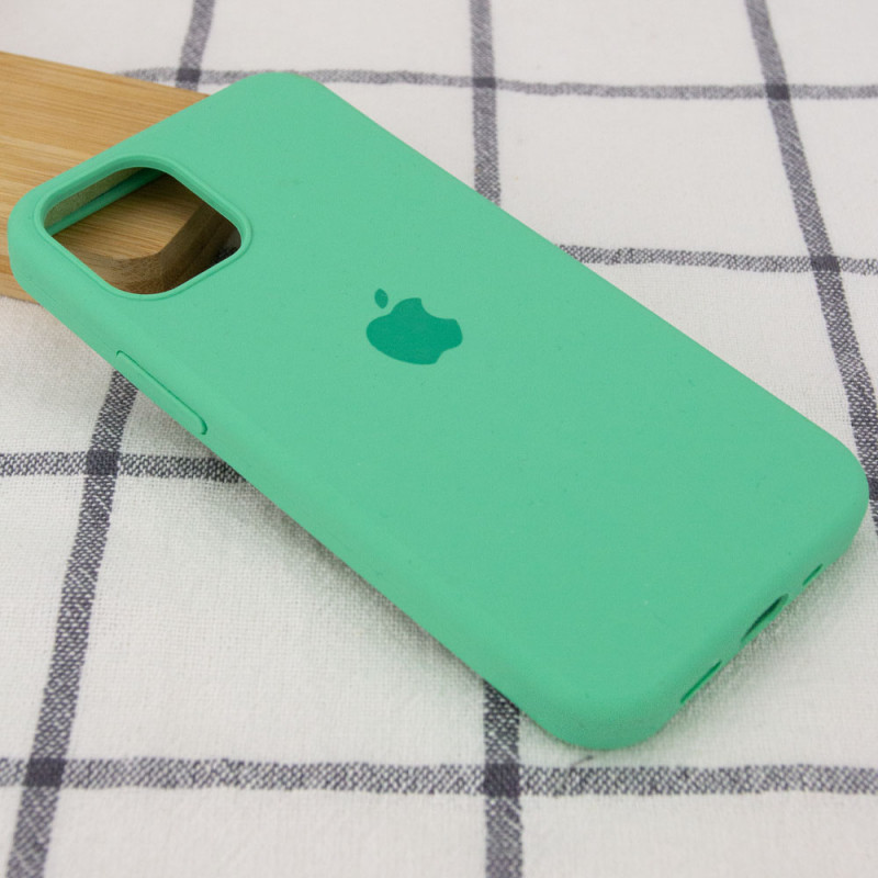 Фото Чехол Silicone Case Full Protective (AA) для Apple iPhone 15 (6.1") (Зеленый / Spearmint) на vchehle.ua