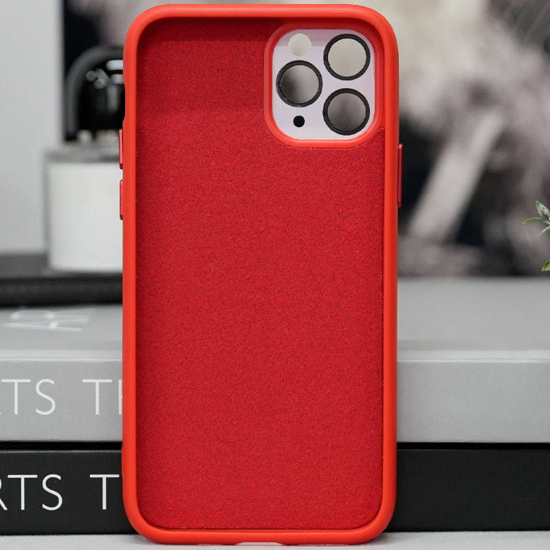 Фото Чехол TPU+Glass Sapphire Midnight with Magnetic Safe для Apple iPhone 14 Pro Max (6.7") (Красный / Red) в магазине vchehle.ua