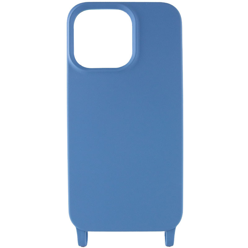 Фото Чохол TPU two straps California на Apple iPhone 12 Pro / 12 (6.1") (Синій / Cosmos blue) на vchehle.ua