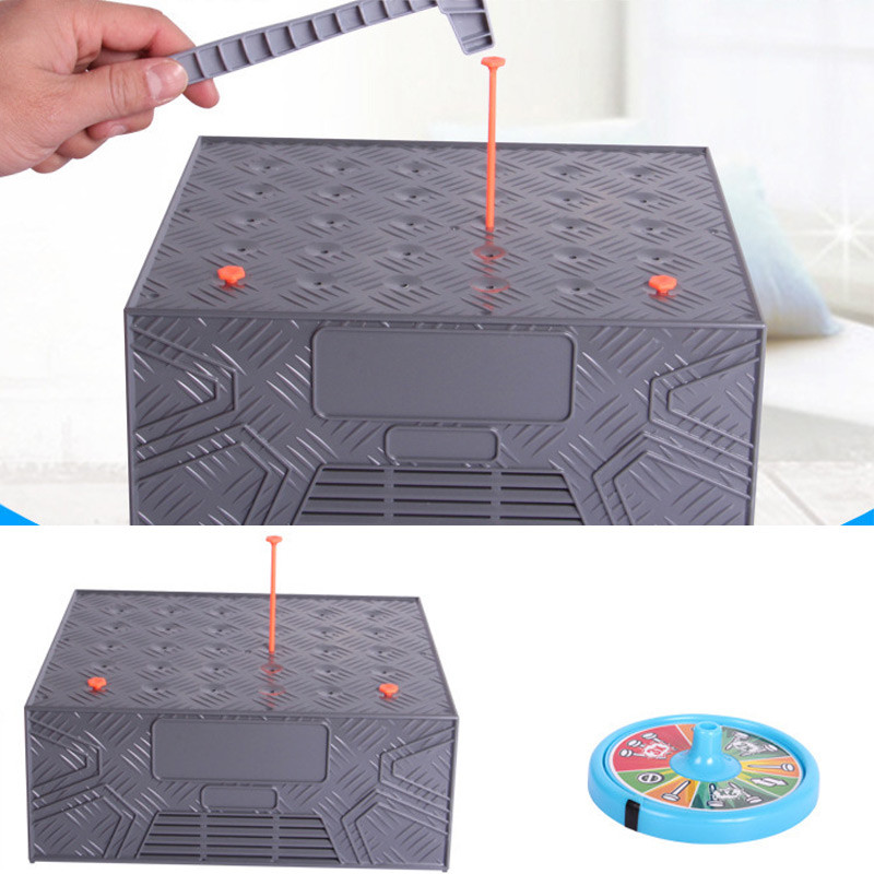 Настольная интерактивная игра Ummi 707-88 Nail Hammering Game (Blue) в магазине vchehle.ua