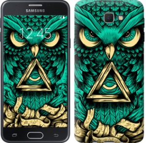 Чехол Сова Арт-тату для Samsung Galaxy J5 Prime