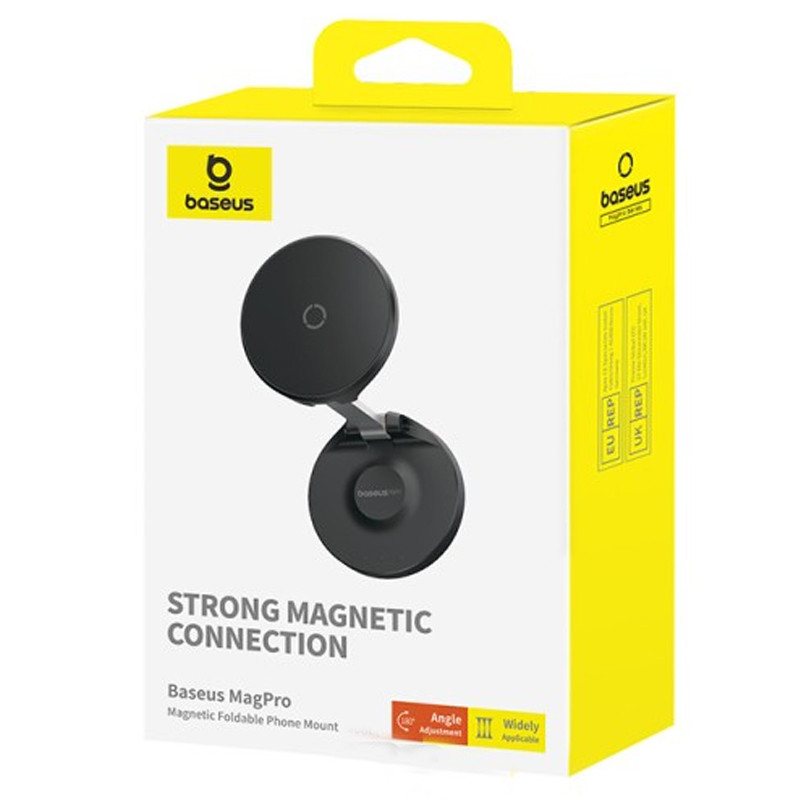 Купить Держатель для телефона Baseus MagPro Magnetic Foldable Phone Mount (B10564101) (Cluster Black) на vchehle.ua