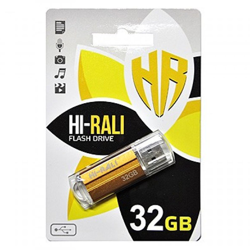 

Флеш накопичувач Hi-Rali Corsair 32 GB Бронзова серія (Бронзовий) 1086413
