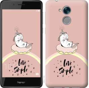 

Чехол Единорожка в пончике для Huawei Honor 6C Pro 719529