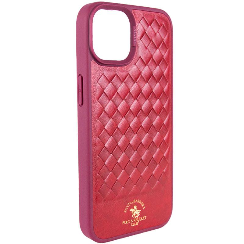 Фото Кожаный чехол Polo Santa Barbara для Apple iPhone 14 (6.1") (Red) в маназині vchehle.ua